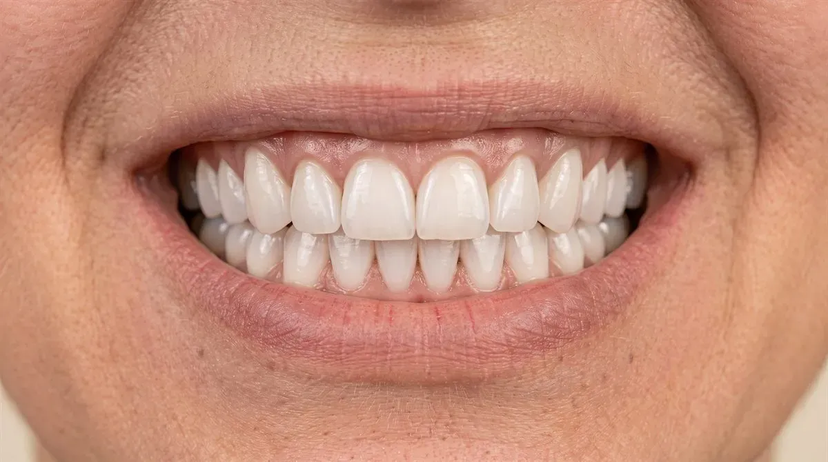 Simulación ilustrativa de Delta Smile Center Miami: sonrisa después de carillas